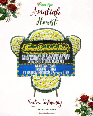 Papan Bunga Duka di Basarang