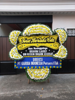 Papan Bunga Duka di Basarang